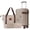 khaki, variant on imerelez Luggage Sets 3 Piece Carry on Luggage 22x14x9 Airline Approved, Lightweight Hardshell ABS Suitcases with Wheels, 20 inch, Khaki
