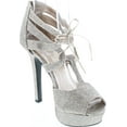 thumbnail image 7 of Qupid Women's Gaze-450 Platform Dress Sandal, 7 of 7