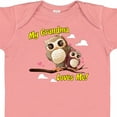 thumbnail image 4 of Inktastic My Grandma Loves Me Owl Boys or Girls Baby Bodysuit, 4 of 5