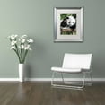 thumbnail image 3 of Trademark Fine Art "Giant Panda V" Canvas Art by Philippe Hugonnard, White Matte, Silver Frame, 3 of 4