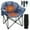 Teal-1 PACK, variant on MOPHOTO Oversized Heated Camping Chair, Patio Lounge Chairs with 3 Heat Levels, Portable Folding Heated Chair Round Moon Saucer Folding Lawn Chair Outdoor Chair for Camping, Lounge Patio, 2 Pack