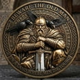 thumbnail image 3 of VikingCommemorative Coin, Metal Collectible Token, Retro Craft Ornament for Home Desktop Display, Hobby Collection and Holiday Gift Giving Use, 3 of 5