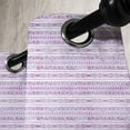 thumbnail image 4 of Ambesonne Watercolor Grommet Curtain, Triangles, 50" x 63", Violet Lilac White, 4 of 6