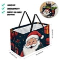 thumbnail image 2 of Santa Claus Collapsible Oxford Cloth Storage Bin: Reusable, Foldable, and Large Capacity - Ideal for Groceries, Bags, Collapsible Buckets, and Picnic Baskets, 2 of 7