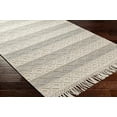 thumbnail image 3 of Hauteloom Zaza Wool Living Room, Bedroom Area Rug - Beige, Brown, Gray - 5' x 8', 3 of 8