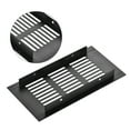 thumbnail image 4 of Uxcell Rectangle Air Vents, 5.91x3.15Inch, Grille Mesh Airflow Louver, for Cabinets Shoebox, Black, Aluminum Alloy 2Pcs, 4 of 5