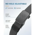 thumbnail image 2 of FAIRWIN Ratchet Belts for Men Nylon Web Golf Work Belt with Automatic Buckle, Gray, 2 of 8