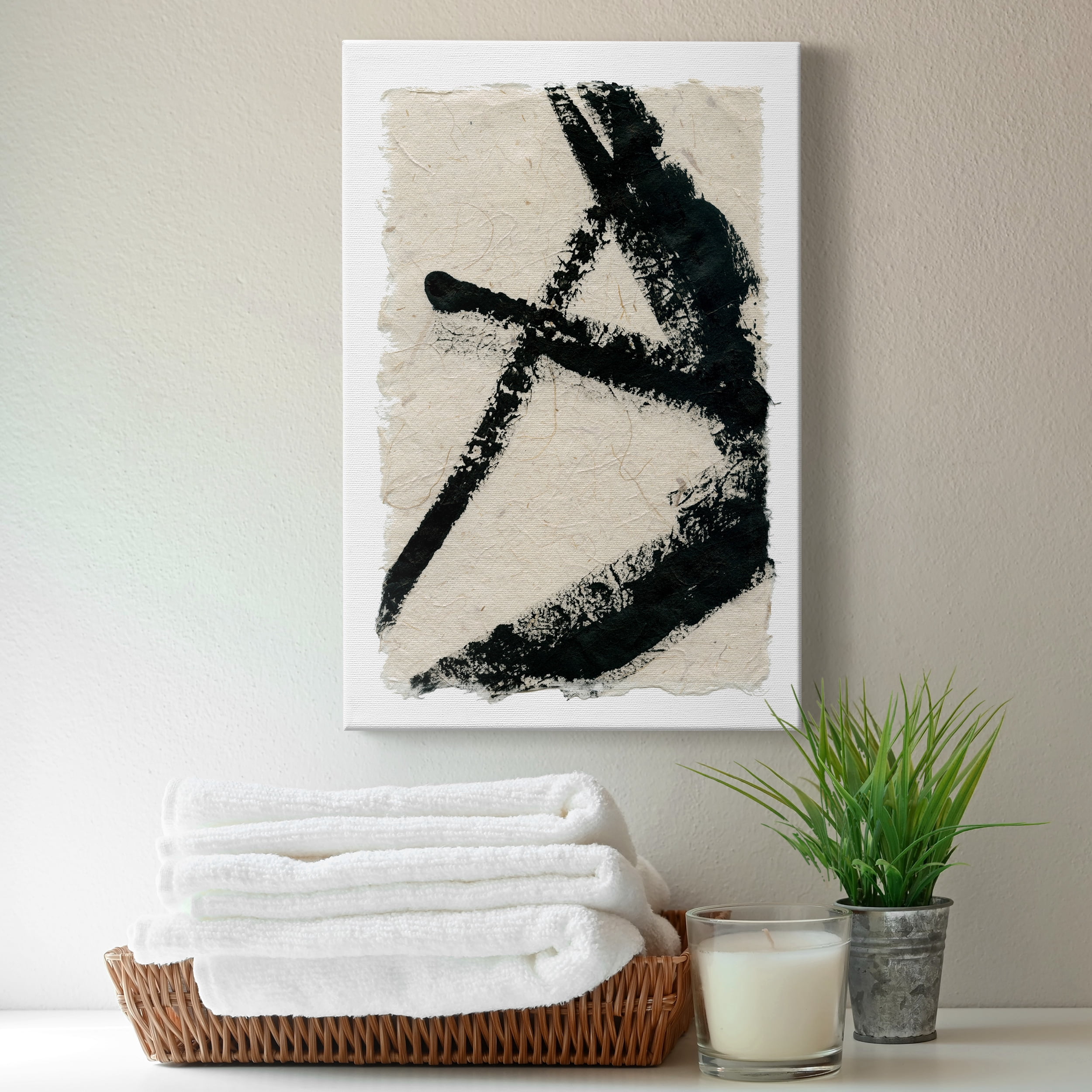 Lines Crossed I Premium Gallery Wrapped Canvas - Ready to Hang - 12 x 18