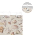 thumbnail image 5 of Yayeee Shower Curtain with Hooks 72"x72" Waterproof Fabric Bathroom Hanging Decor, Colorful Watercolor Seashells, 5 of 5