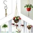 thumbnail image 3 of Macrame Plant Hanger, 4 Packs Plant Hangers, Hanging Planter for Indoor Plants Decorative Macrame Pot Hanger for Home Decor, 3 of 7