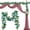 Blue, variant on Artificial Flower Garland with Rose, 6.6 Ft Fake Vines Flower Hanging Rose Garland for Wedding Floral Arch Garden Background Engagement Ceremony Reception Decor, Orange