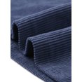 thumbnail image 5 of INSPIRE CHIC Women's Skirt High Waist Elastic Back Corduroy Midi Skirts S Navy Blue, 5 of 6