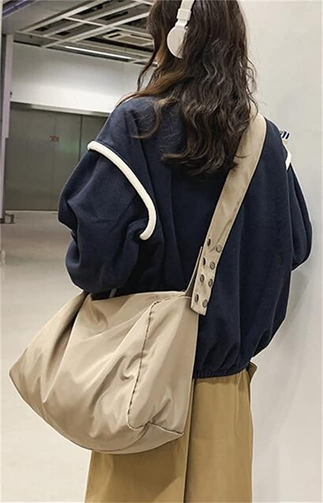 PIKADINGNIS Retro Hobo Crossbody Bag for Men Women Teen Fashion Large Hobo  Shoulder Bag Messenger Bag