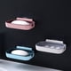 thumbnail image 2 of Elegante jabonera de pared de 2 niveles para guardar y organizar el baño, 2 of 8
