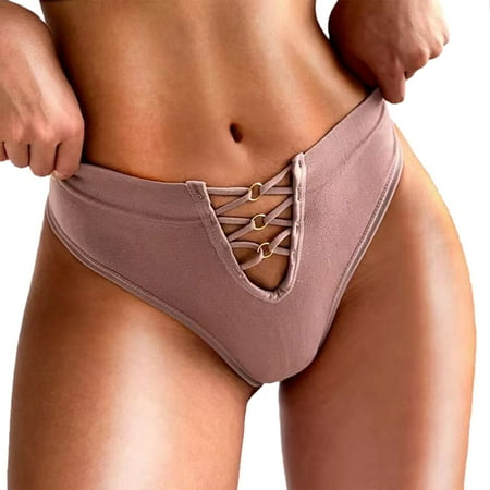 LARUYEKO Sexy Ladies Briefs Net Panty Underwear Thong for Woman Black Women in Thongs Panty Women Small Women s Cotton Underwear High Waisted Ladies Full Coverage Panties High-Cut Stretch Cool