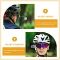 thumbnail image 3 of Mizh Adjustable Professional Bike Mirror - Cycling Rearview Mirror for Riding, Easy Installation, Essential Bike Accessory, 3 of 5