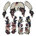 thumbnail image 2 of Flowers DIY Embroidered Clothes Patches Hand Sewing Applique Craft Costume Paste Accessories, 2 of 9