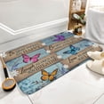 thumbnail image 6 of Butterfly Doormat, Do What Makes You Happy Door Mat, Love As Much As You Live Home Decor, Inspiration Welcome Mat, Welcome Doormat,Home Decor,Front Back Door Mat,Coral Velvet Rug 16”x24”, 6 of 7