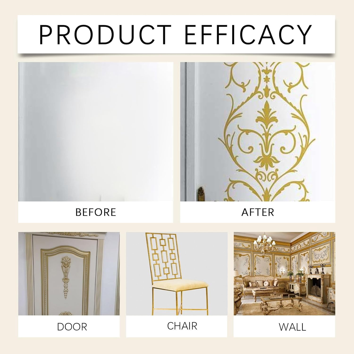 Water-Based Weather-Resistant Gold Paint, Water-Based Shiny Gold Leaf Paint, Acrylic Paint Metallic Gold, Antique Gold Liquid Paint for Arts, Paintings and Crafts