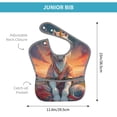 thumbnail image 4 of Kdxio Starry Sky Cute Horse Bibs For Babies, Baby Bibs for Eating, Toddler Bibs, Waterproof Bibs, Feeding Bibs, for Toddlers, Boys, Girls, 4 of 8