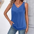 thumbnail image 4 of UPPADA Womens Tank Tops Summer Sleeveless Shirts Ladies Ribbed Wide Shoulder Straps Tees Racerback Tight Slim Fitted Workout Tank Tops Fitted Tops Racer Back Blouses,Clearance Sales Today, 4 of 8