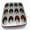🔥 Gray_Hot#6386, variant on 12 Cup Muffin Cupcake Pan | Carbon Steel Nonstick Baking Tray | Heavy Gauge | Dishwasher Microwave Safe | Easy Release | Stain Odor Resistant | 25x18.5x2cm | 1 Pack