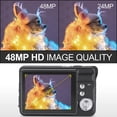 thumbnail image 2 of NBD Mini Digital Camera with 48MP 8X Digital Zoom Kids Compact Cameras for Photography, 2.7 Inch FHD Pocket Cameras Rechargeable C, 2 of 6