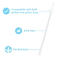 thumbnail image 3 of HydroJug Reusable Straw, Black (Pack of 4), 3 of 6