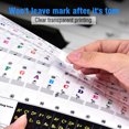 thumbnail image 2 of Transparent Piano Sticker, Piano Key Sticker, Removable 3 Colors For Piano Teachers Piano Learners Birthday Gifts, 2 of 8