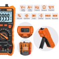 thumbnail image 2 of Proster Digital Multimeter 6000 Counts TRMS Auto Range NCV Detector DC AC Voltage Current Meter Temperature Capacitance Resistance Diode Co, 2 of 9