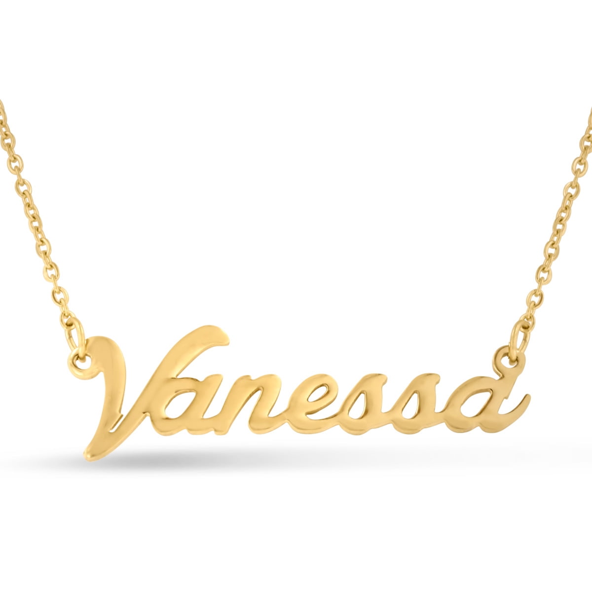 SuperJeweler Vanessa Nameplate Necklace 