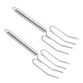 thumbnail image 1 of Stainless Steel Meat Lifting Forks (Set of 2), Silver, 1 of 2