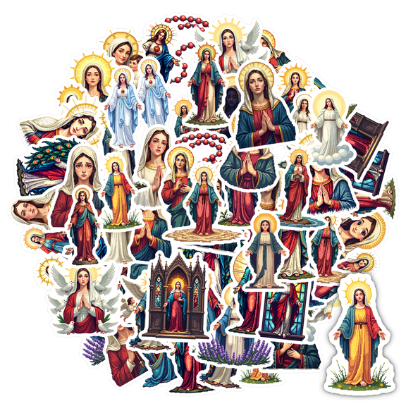 Religious Stickers Stationery Stickers Sacred Stickers Kids Stickers Toy for Luggage Car Stickers