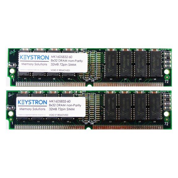 64MB 2X32MB 72pin SIMM Sampler Memory for Korg Triton Studio, Triton Extreme, Triton Rack RAM