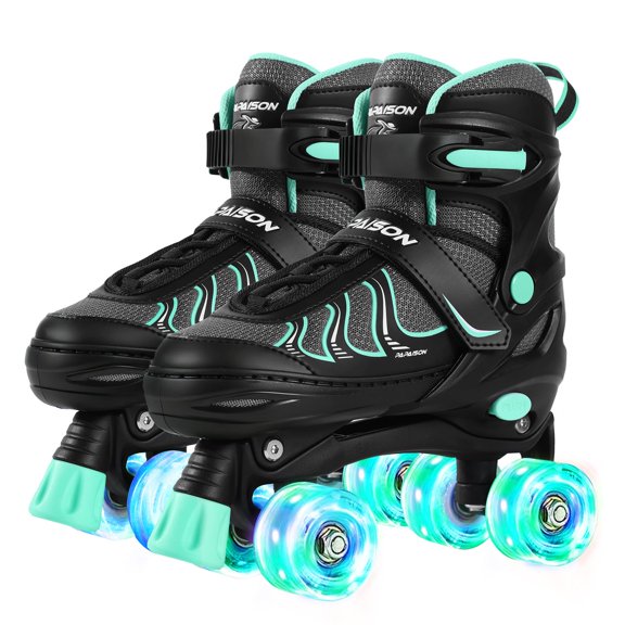 Patines PAPAISON para Niñas de 8 a 12 Años con Ruedas Luminosas
