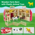 thumbnail image 3 of Farm Animal Toys SIMPLIPLAY con granero grande de madera para niños a partir de 3 años, 3 of 7