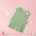 thumbnail image 4 of Summer Savings! TAGOLD Toddler Girls Boys Summer Blouses Tops,1-5 Years Children's Wear Girl's Ear Tank Top Summer Baby Top Girl's Strap Sleeveless Bottom, 4 of 5