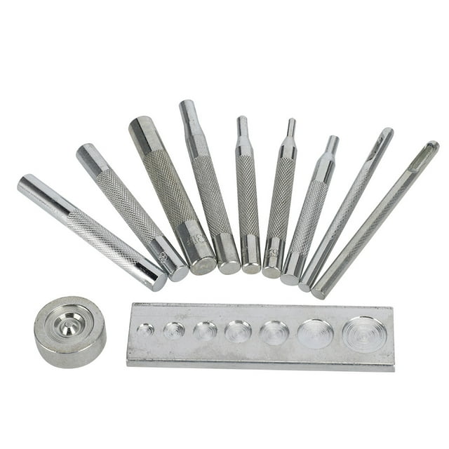 Snap Fastener Punch Leather Diy Installation Tool Snap Fastener Installation Tool Punch Metal Handle Snap Fastener Rivet Setter Leather DIY Installation Tool