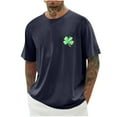 thumbnail image 1 of Wancir Mens Shirts Clearance Sale Man Falling Shoulders Printing Motion Bodybuilding T-shirt, 1 of 3