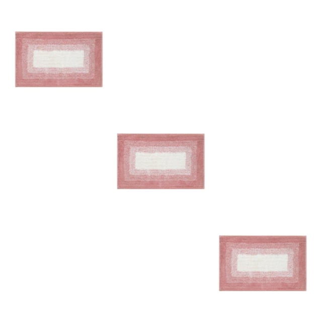 Naiovety Alfombrilla de baño inferior antideslizante para suelos de baño antideslizantes rápida y fuerte absorción rosa moderna 40*60cm Type1 NO1