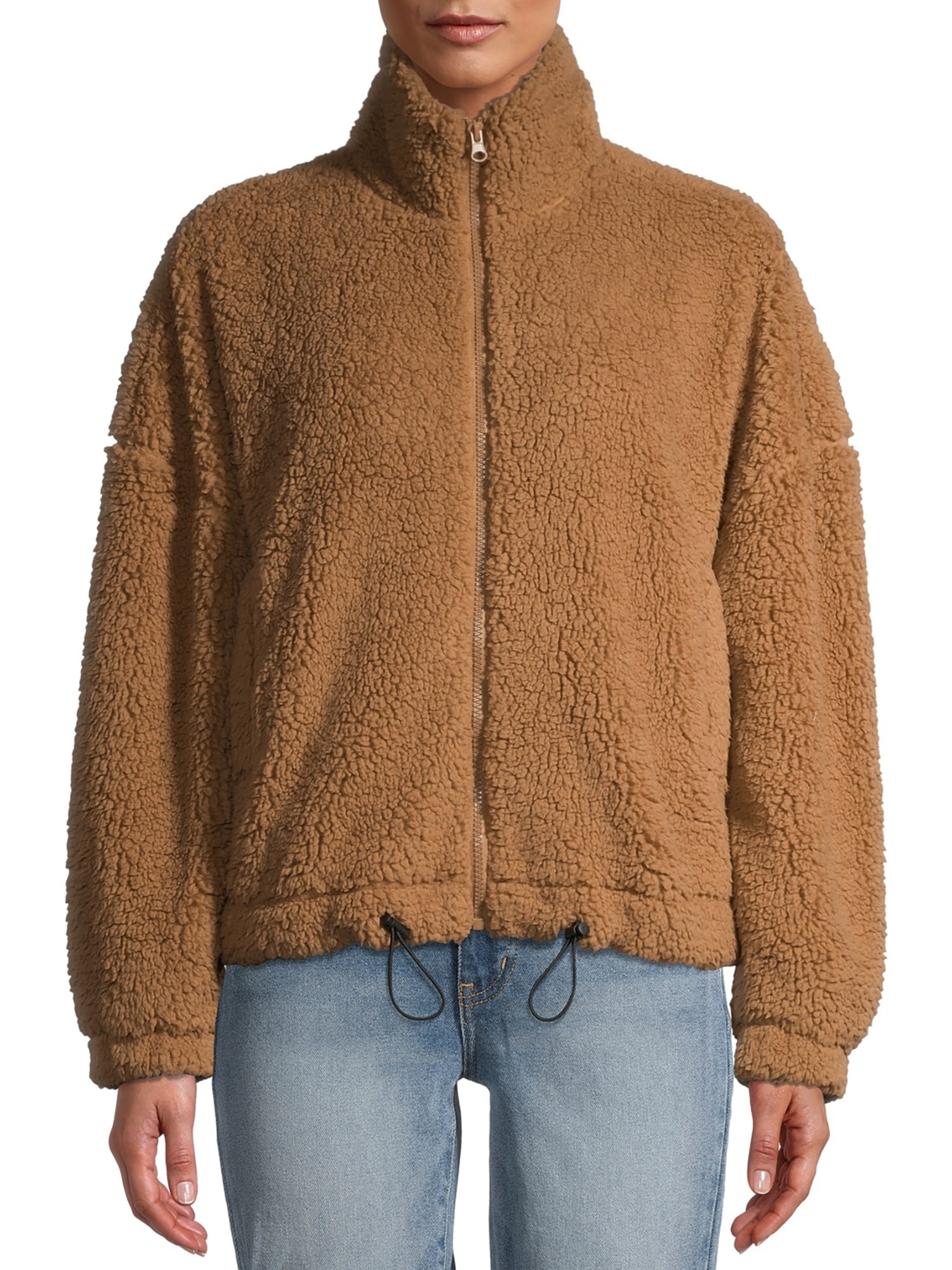 No Boundaries No Boundaries Juniors Full Zip Sherpa Jacket Walmart