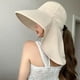 thumbnail image 3 of Sombrero FurNest de ala ancha para mujer con protección UV para exteriores, poliéster, 55-58 cm, moderno y cómodo para vacaciones en la playa y actividades al aire libre., 3 of 5