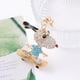 thumbnail image 2 of Llavero para perro patinador con detalles de strass, 2 of 2