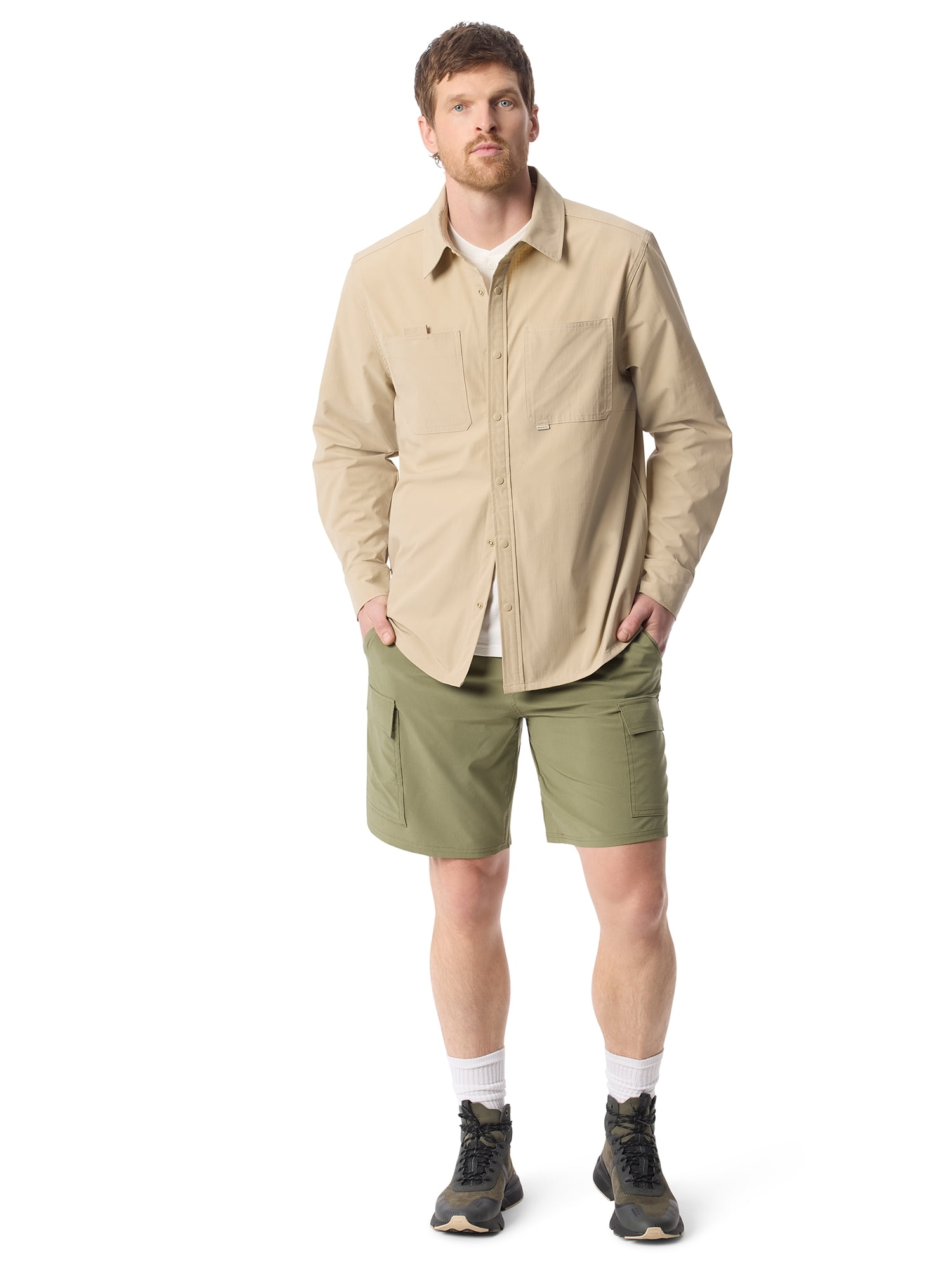 Bass & Co Men's Techstop Shacket, Sizes S-3XL