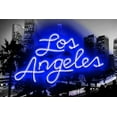thumbnail image 2 of Carr, Hailey 18x13 White Modern Wood Framed Museum Art Print Titled - Neon Los Angeles BB, 2 of 4