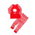 thumbnail image 2 of Aunavey Christmas Family Matching Sleepwear Red Santa Reindeer Holiday Pajama PJ Sets, 2 of 6