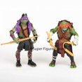 thumbnail image 3 of 4pcs/Set s Action Figure Film Donatello Leonardo Movable Figurine Model Toys PVC Collection Cake Decorations, 3 of 5
