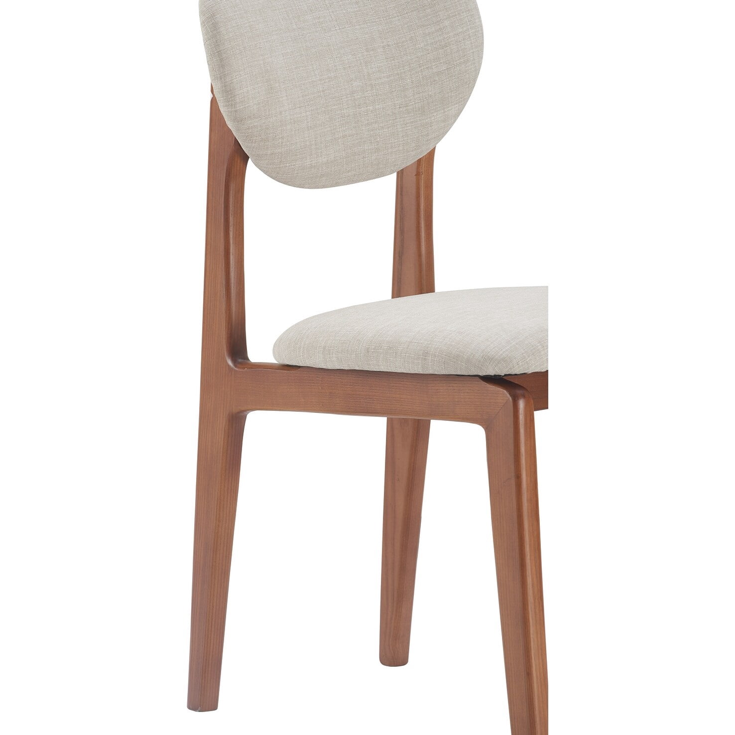 Elle Decor Coralie Dining Chair Set of 2 Light Gray