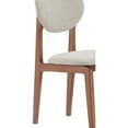 thumbnail image 3 of Elle Decor Coralie Dining Chair Set of 2 Light Gray, 3 of 5