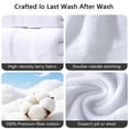 thumbnail image 7 of White Bath Towel, Thick Absorbent Bath Sheet, 27.6x55.1 Inch Quick Dry Towel for Bathroom Gym, Hotel Quality Home Spa Towel for Everyday Use, 7 of 7